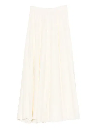 Ba&sh Sindy Button-front Maxi Skirt In White