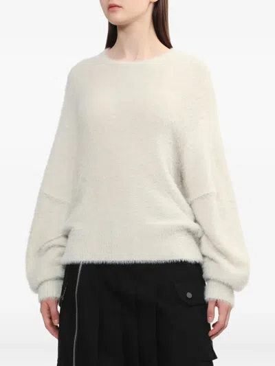 Helmut Lang Panelled Sweater In Neutral
