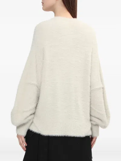 Helmut Lang Panelled Sweater In Neutral