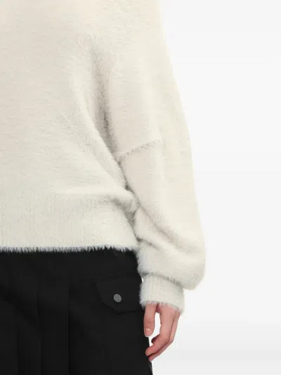 Helmut Lang Panelled Sweater In Neutral