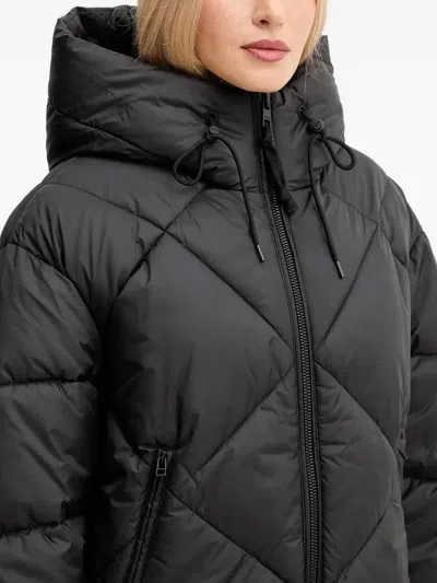 Marc O'polo Hooded Quilted Jacket In Black