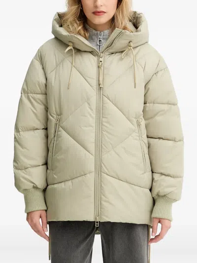 Marc O'polo Quilted Hooded Jacket In Neutral