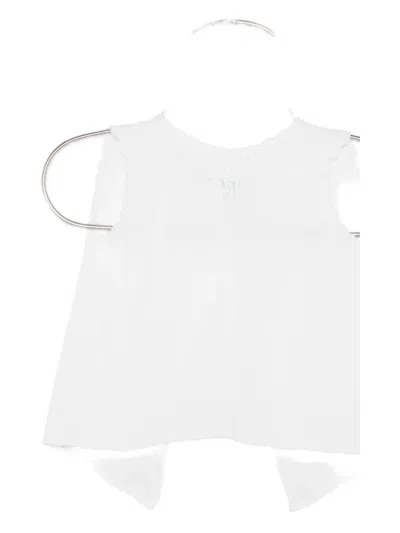 Mariella Ferrari Embroidered Top In White