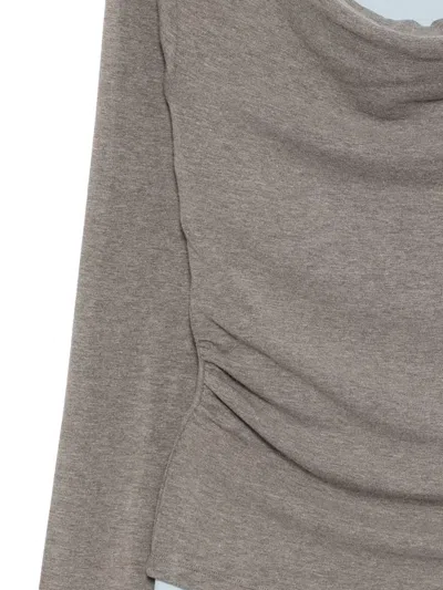 B+ab Double-layered Top In Gray
