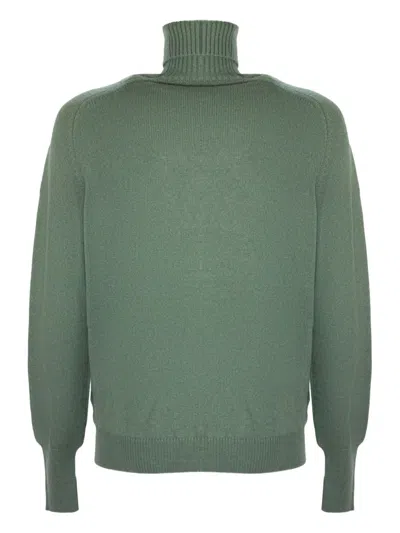 Fedeli Turtleneck Cashmere Sweater In Green
