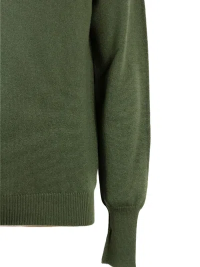 Fedeli Turtleneck Cashmere Sweater In Green