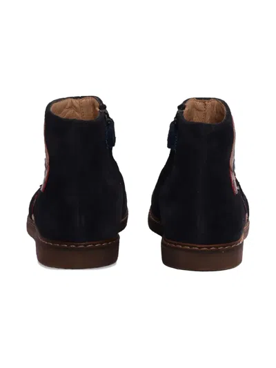 Pom D'api Butterfly Appliqué City Fly Boots In Black