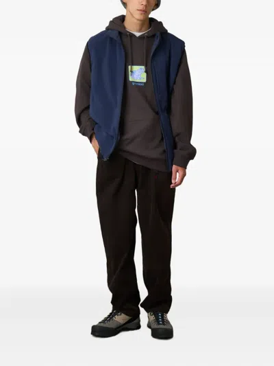 Gramicci Corduroy-effect Performance Trousers In Brown