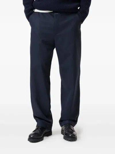 Closed Wool Trousers In Blue