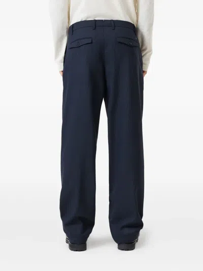Closed Wool Trousers In Blue