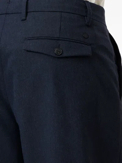 Closed Wool Trousers In Blue