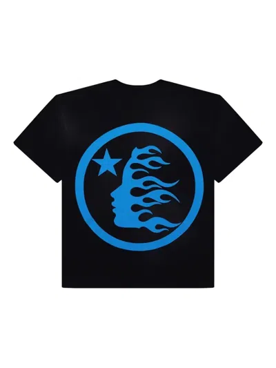 Hellstar Print-logo T-shirt In Black