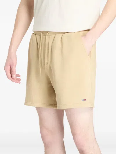 Tommy Hilfiger Flag Beach Shorts In Neutral