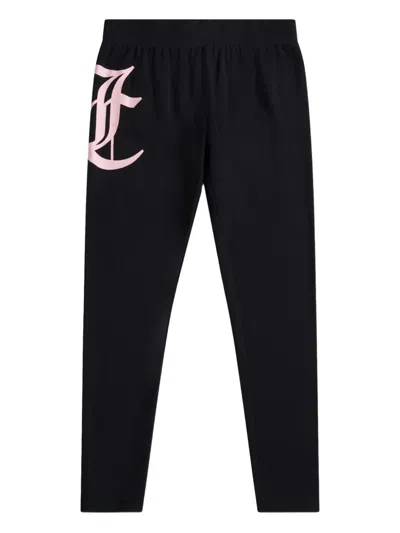Juicy Couture Logo-detail Trousers In Black