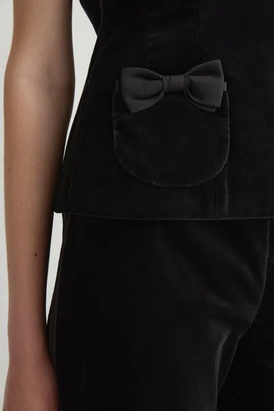 The Posse Quincy Top In Black