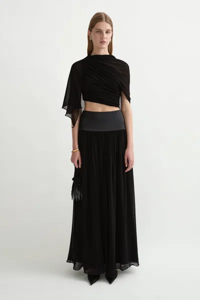 The Posse Solene Skirt In Black