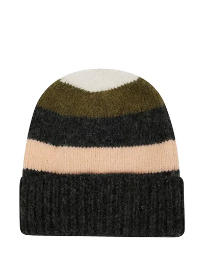 Alanui Striped Beanie Featuring Folded Cuff In Multi