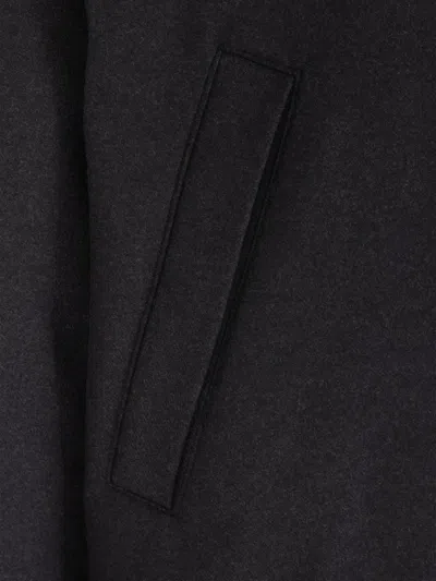 Auralee Oversized Padded Wool Coat In Blue