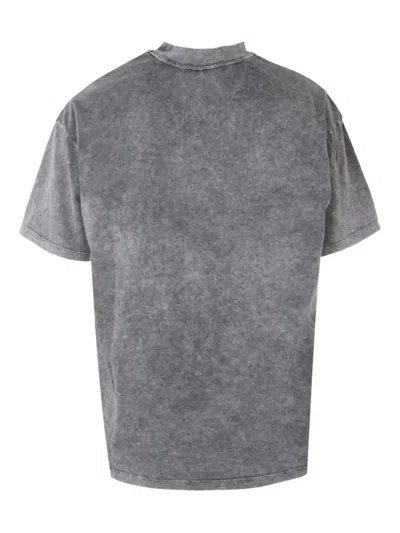Msgm Graphic T-shirt In Gray