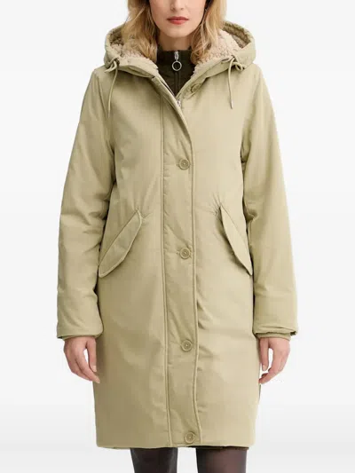 Marc O'polo Hooded Button Parka In Neutral