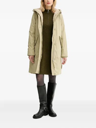 Marc O'polo Hooded Button Parka In Neutral