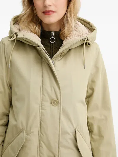 Marc O'polo Hooded Button Parka In Neutral