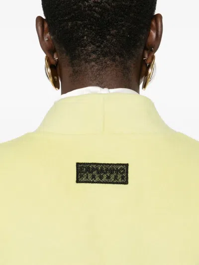 Ermanno Firenze Belted Single-breasted Coat In Yellow