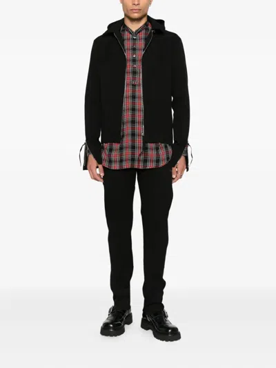 Undercover Check-pattern Shirt In Red