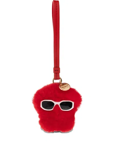 人造皮草包袋吊饰