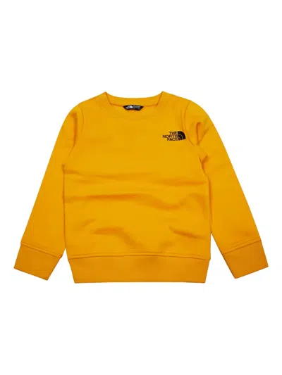 The North Face Logo-print Sweater In Yellow