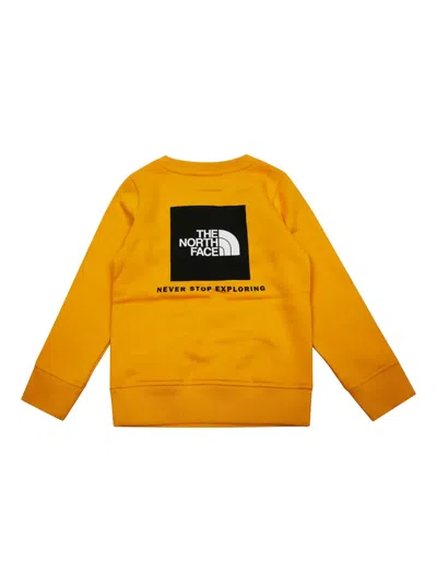 The North Face Logo-print Sweater In Yellow
