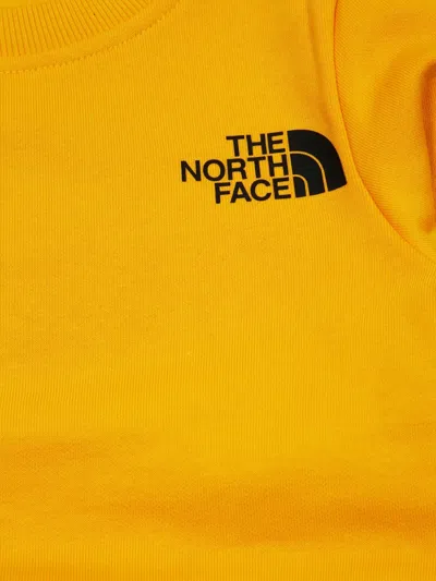 The North Face Logo-print Sweater In Yellow