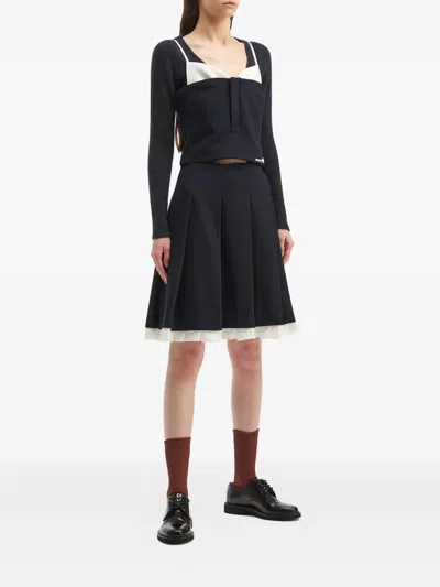 Shushu-tong Layered Top In Blue