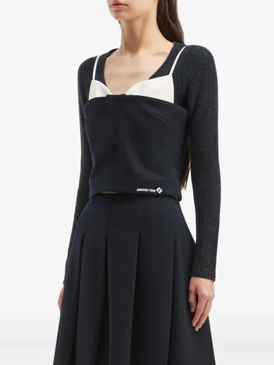 Shushu-tong Layered Top In Blue