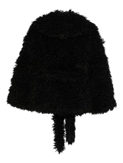 Rotate Birger Christensen Oversized Coat In Black