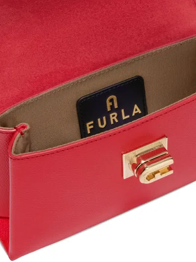 Furla 1927 Mini Shoulder Bag In Red