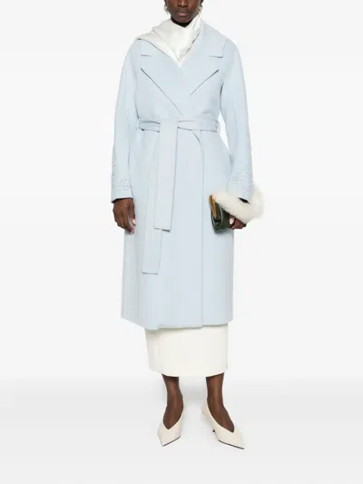 花卉刺绣束腰外套