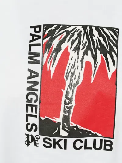 Palm Angels Graphic-print T-shirt In White