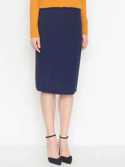 Alberta Ferretti Alberta Ferreti Blue Acetate Skirt In Blue