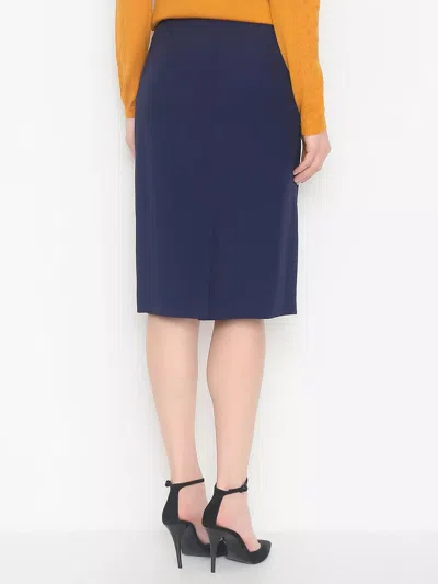 Alberta Ferretti Alberta Ferreti Blue Acetate Skirt In Blue