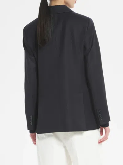 Barena Venezia Double Breasted Tailored Jacket Pockets In Black