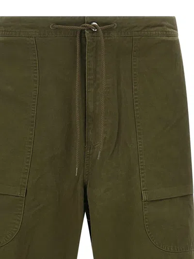 Entire Studios Barren Cargo-pocket Trousers In Green