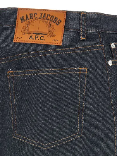 Apc A.p.c. Denim A.p.c. X Marc Jacobs Mini Skirt In Blue
