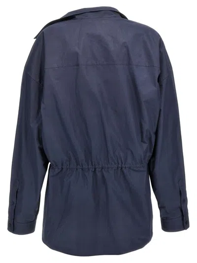 Balenciaga Shirt Mini Dress In Blue