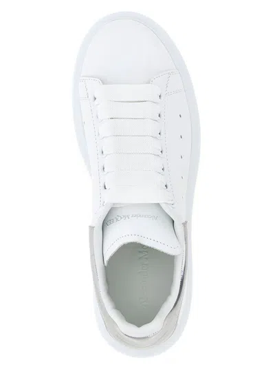 Alexander Mcqueen 'oversized Sneaker' With Croc-embossed Tab In White