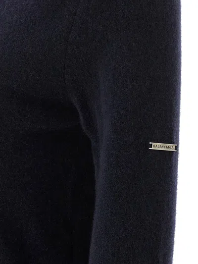 Balenciaga Standard Turtleneck Turtleneck Sweater In Blue