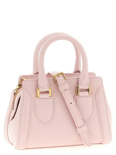 Alexander Mcqueen Birde Mini Handbag In Pink