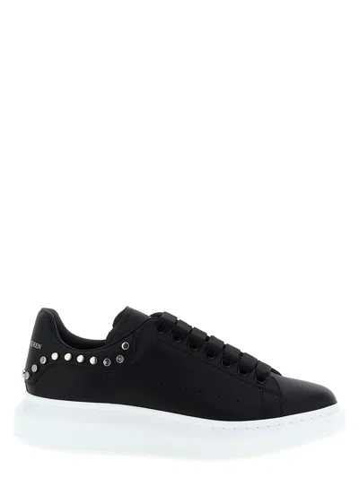Alexander Mcqueen Studded Oversize Sneakers In Black