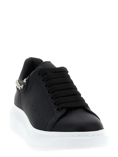 Alexander Mcqueen Studded Oversize Sneakers In Black