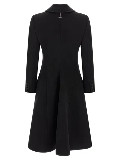 Alexander Mcqueen Wool And Cashmere Coat Coats And Trench Coats Black In Black